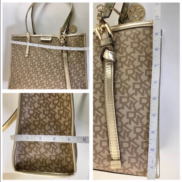 ✨ Donna Karen DKNY Coated logo Medium Tote - Picture 6 of 8